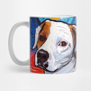 Pitbull Mix Starry Night Mug